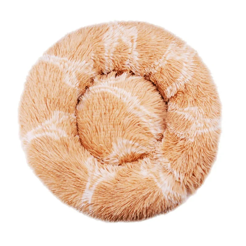 Lit Tout Doux pour Chien Chat - Panier Moelleux Rond