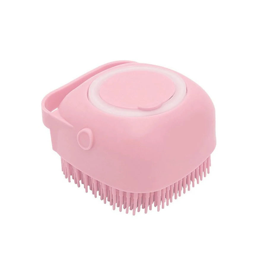 Brosse Lavante Silicone pour Chien Chat - Massage Shampoing