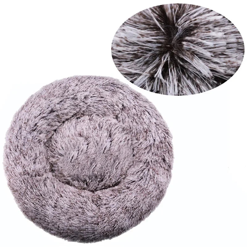 Lit Tout Doux pour Chien Chat - Panier Moelleux Rond