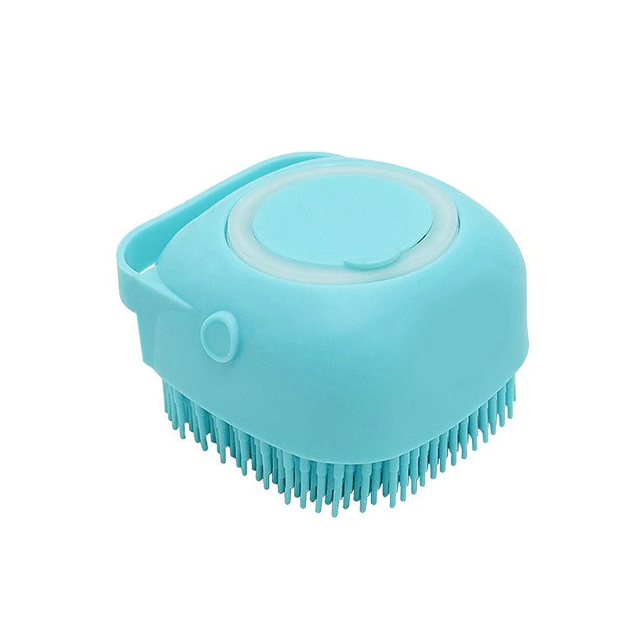 Brosse Lavante Silicone pour Chien Chat - Massage Shampoing