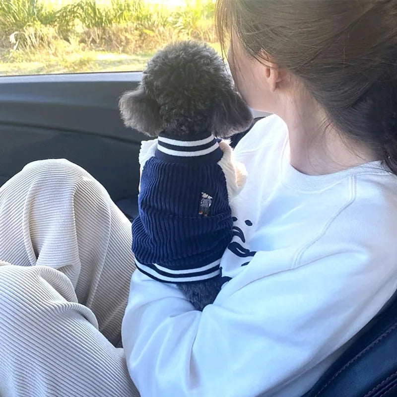 Veste Baseball pour Chien - Brodée Style Sportif