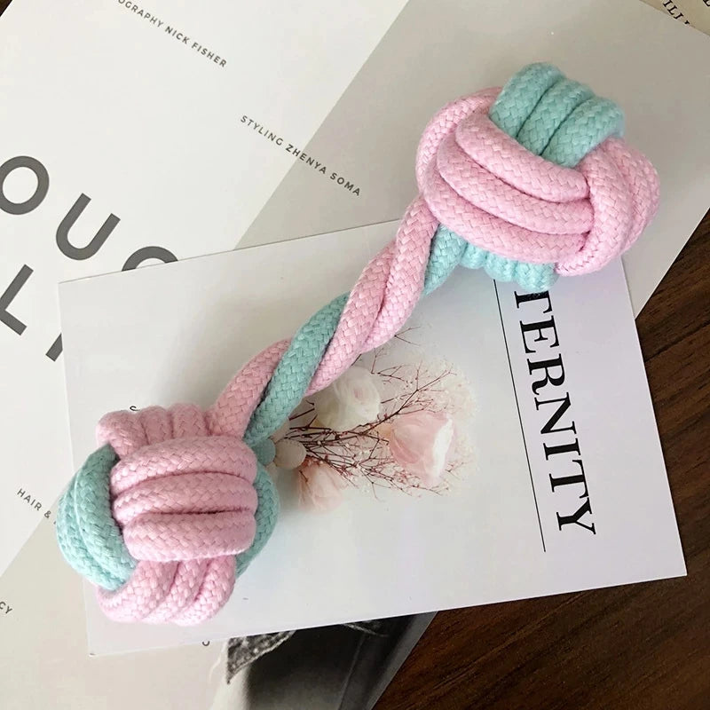 6 Jouets à Mâcher en Corde pour Chien - Nettoyage Dentaire